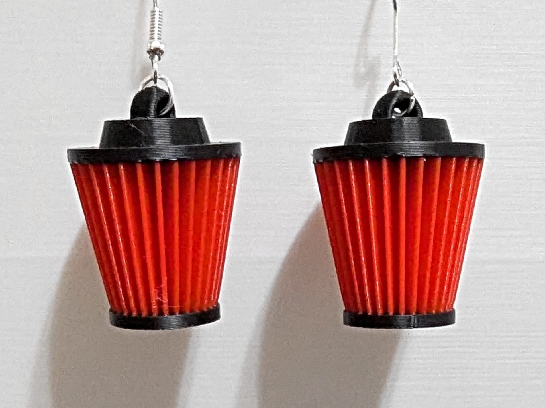 Cone Air Filter Earrings