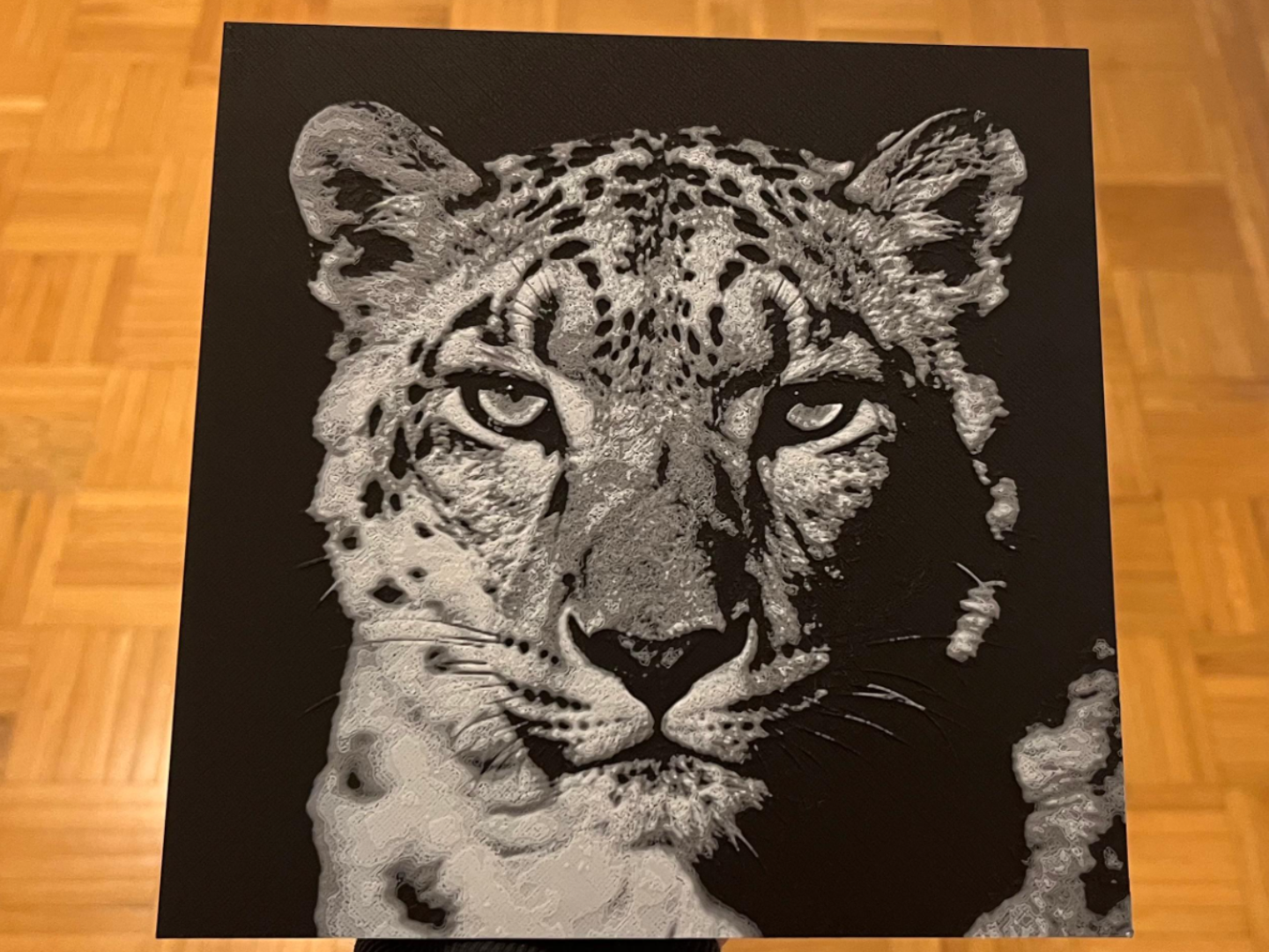 Snow Leopard - HueForge Art