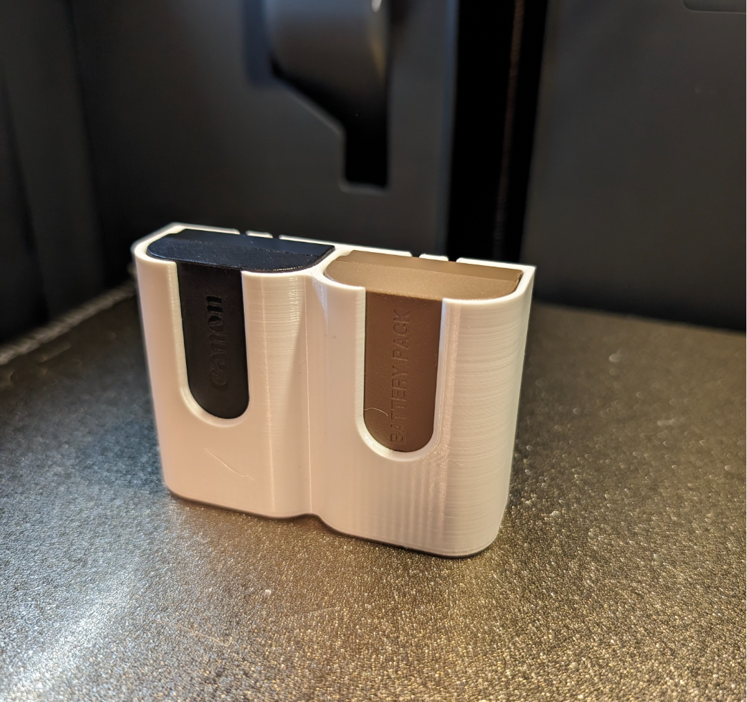 Canon LP-E6 double battery holder