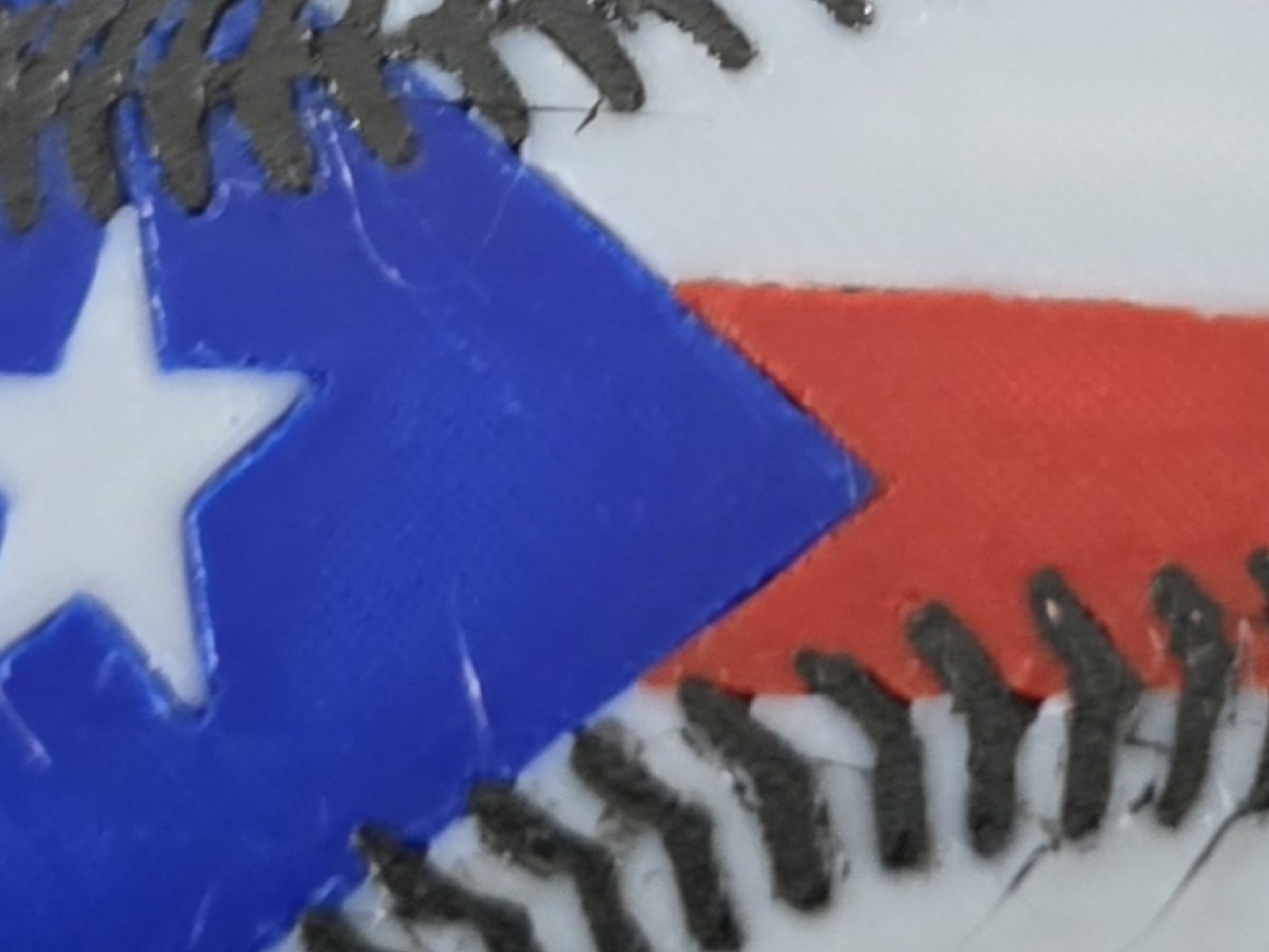 Puerto Rico Flag Baseball