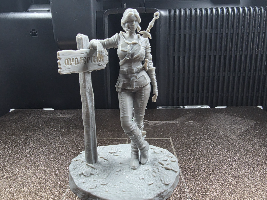 Ciri at the Crossroads Miniature - The Witcher