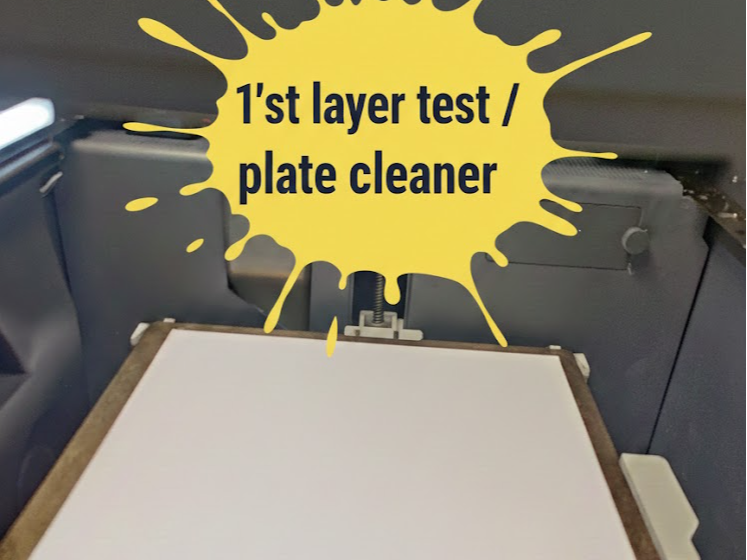 1.st layer / plate cleaner