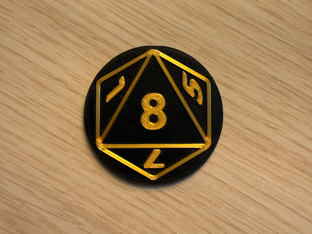 D8 inspiration coin DND