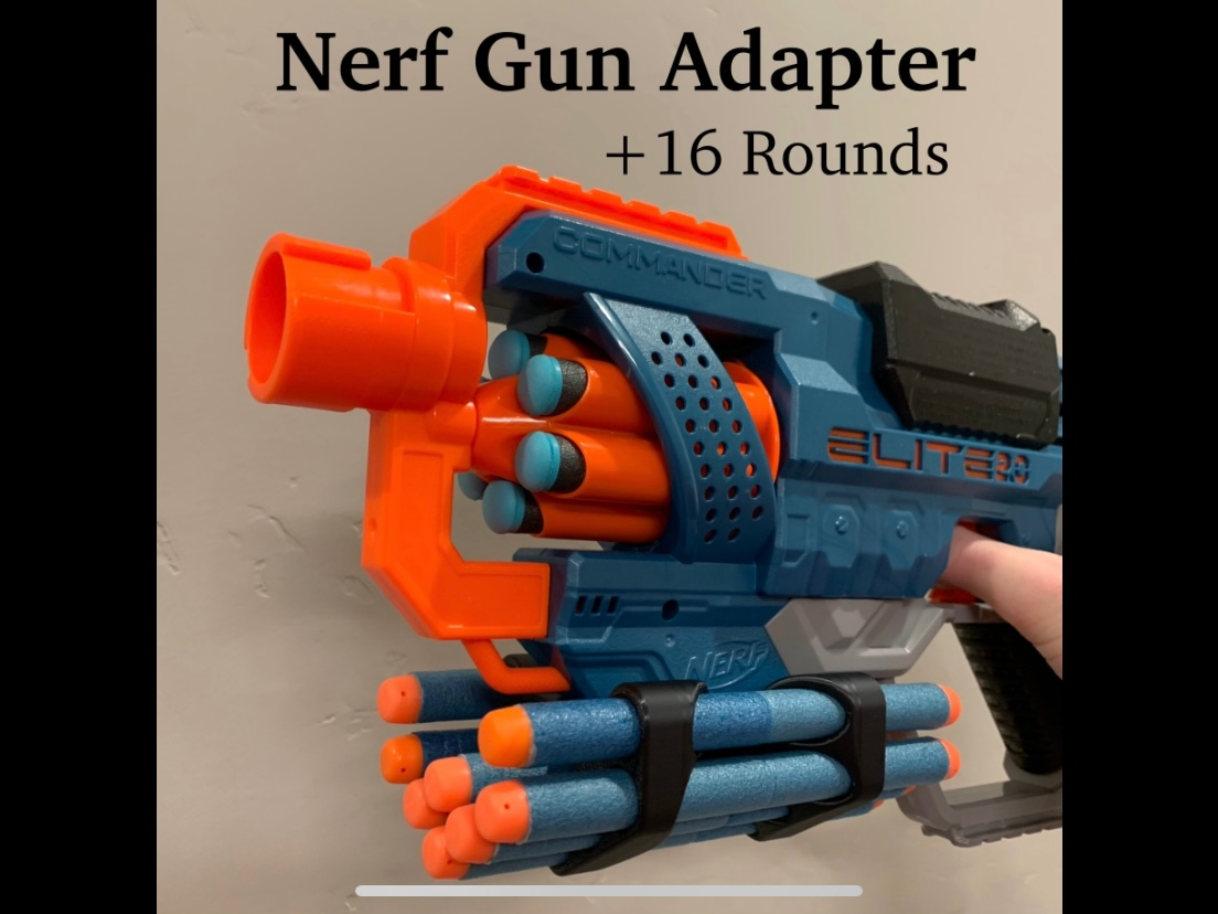 Nerf Gun Adapter +16 Rounds