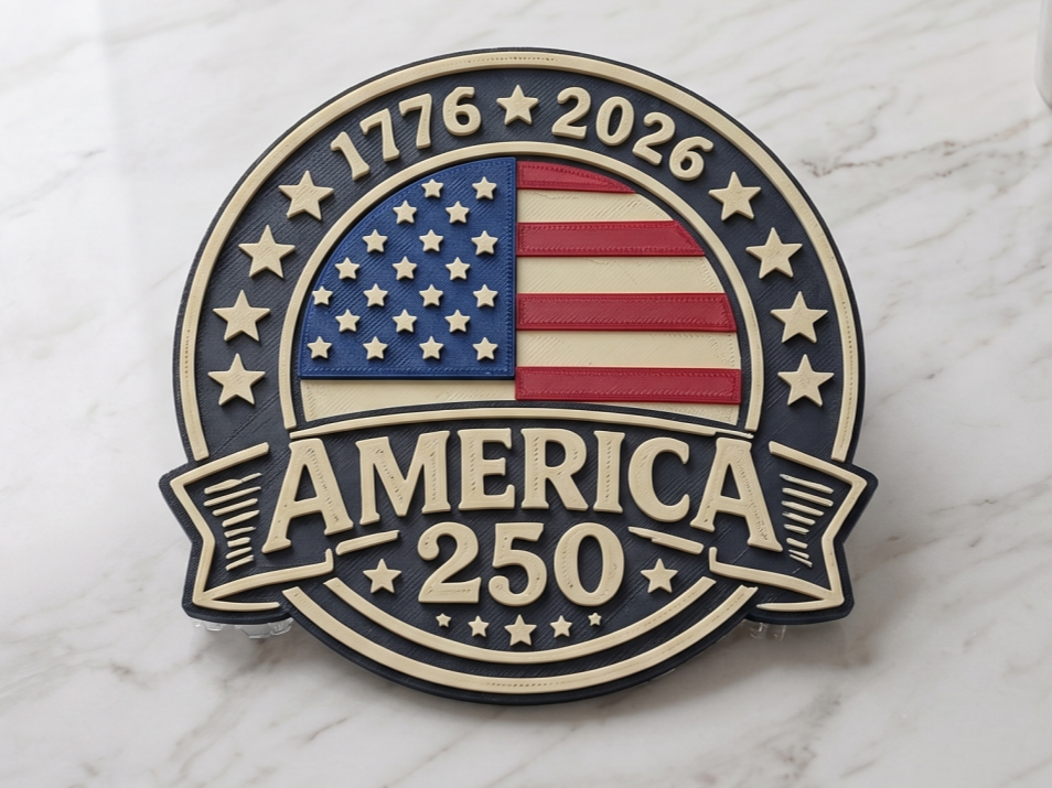 Patriotic Plaque-America 250 -1776 to 2026