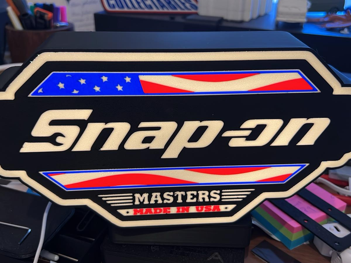 snap-on masters made in the usa lightbox