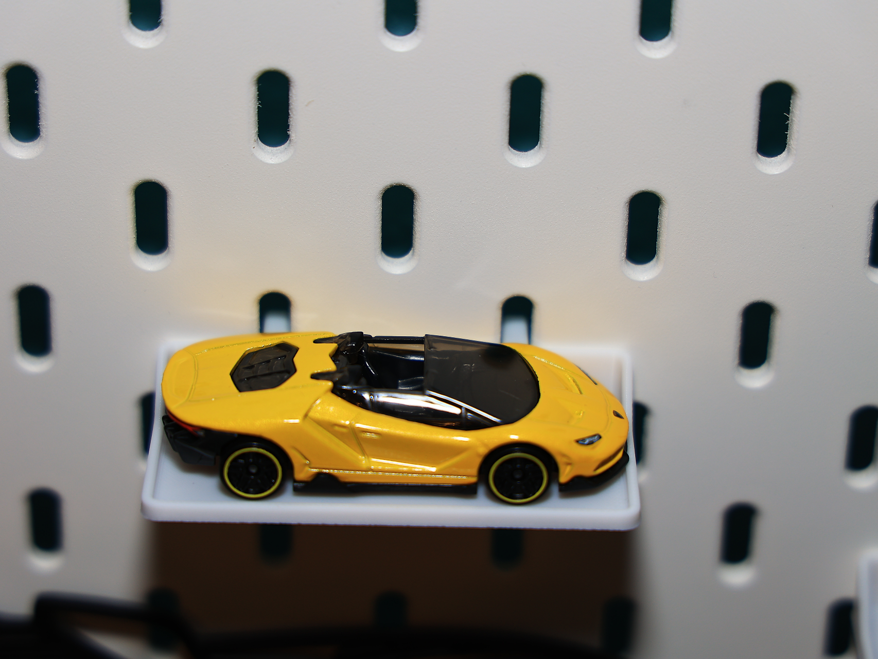 For IKEA Skadis 1:64 Modell Auto Regal Halter