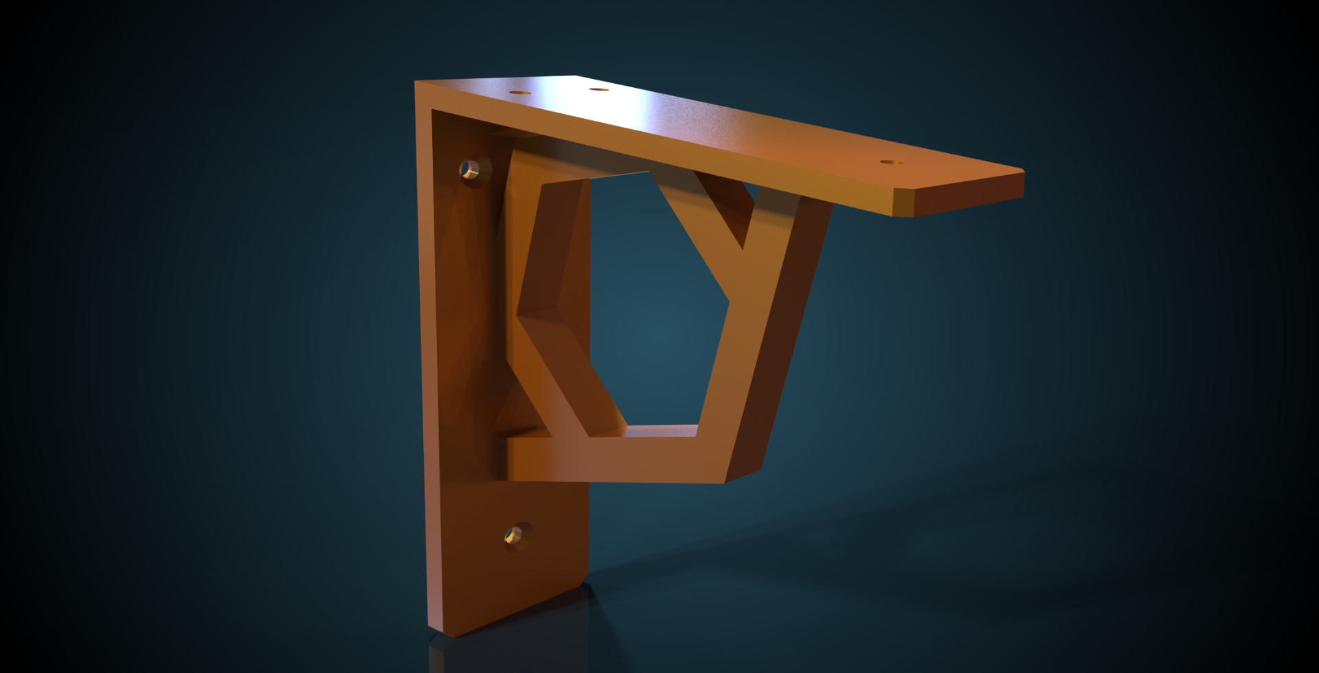 Shelf bracket - Hexagon
