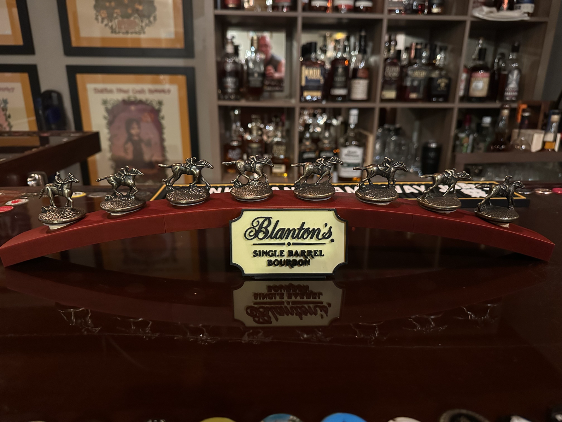 Blantons Barrel Stave Display