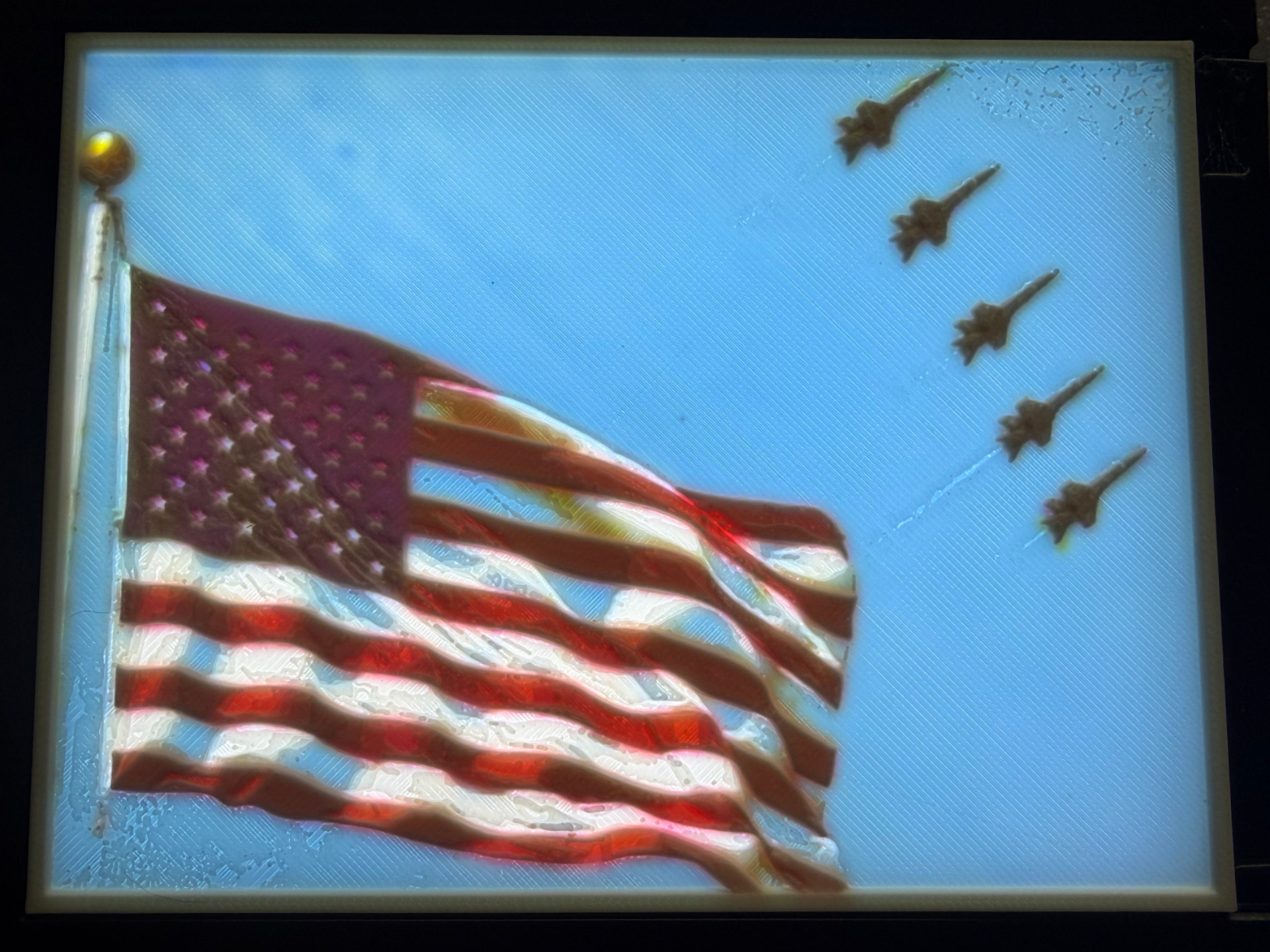 Blue Angels lithophane