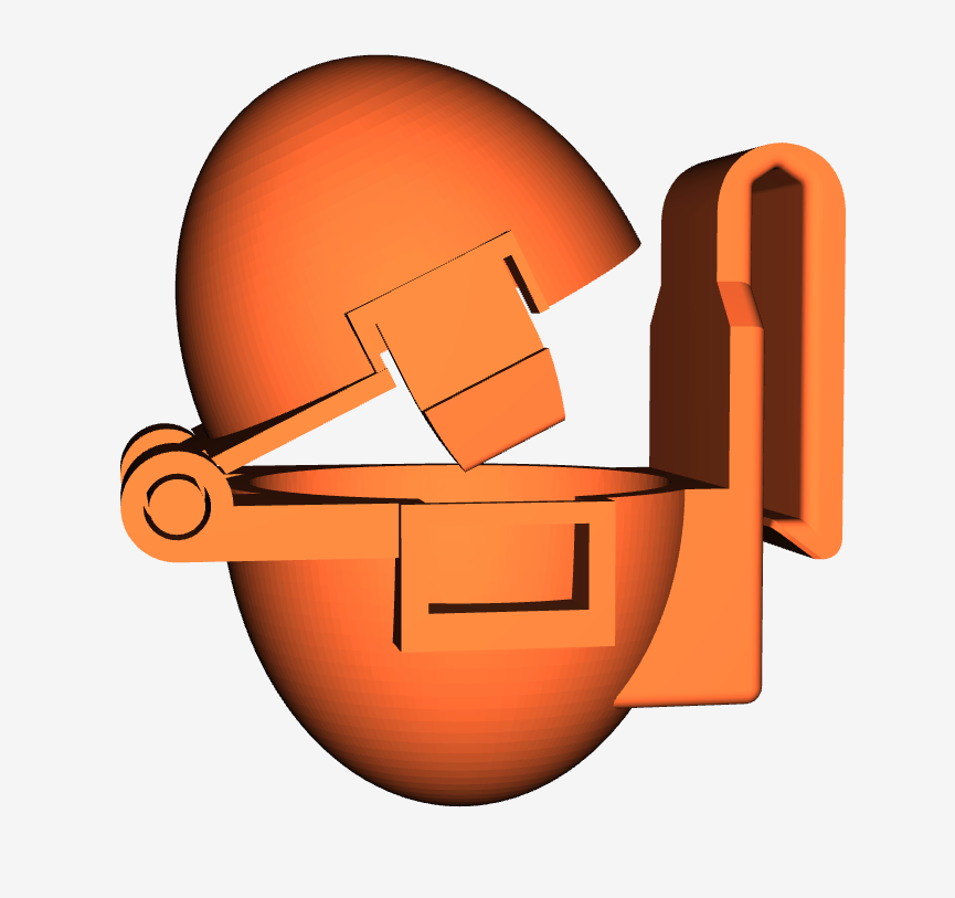 Tactical Belt-Mounted Egg Holster with latch - Updated Clip