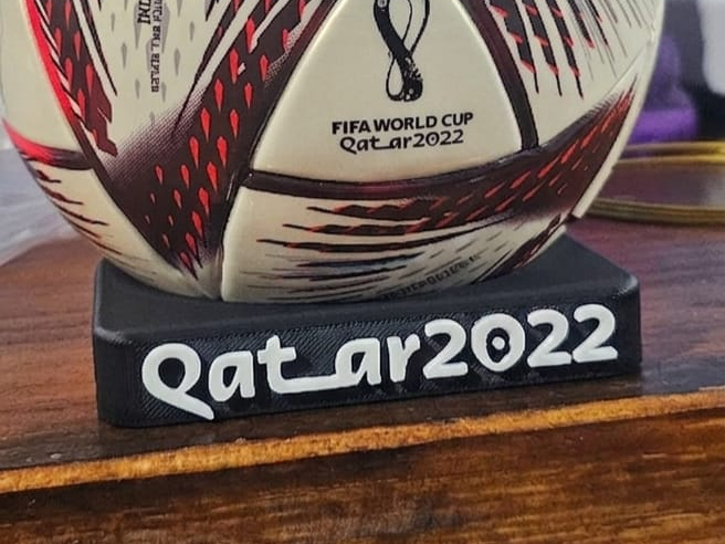 Soportes pared para mini pelotas del mundial ARG