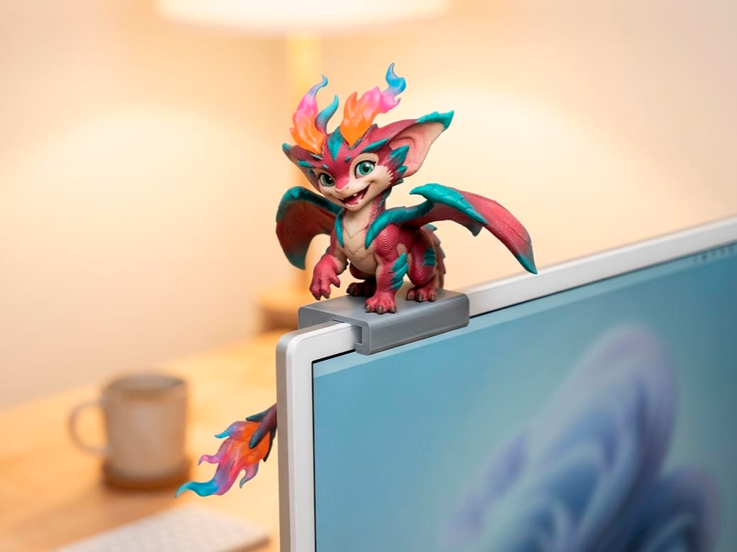 Smolder - Cute Monitor Pet & Screen Topper