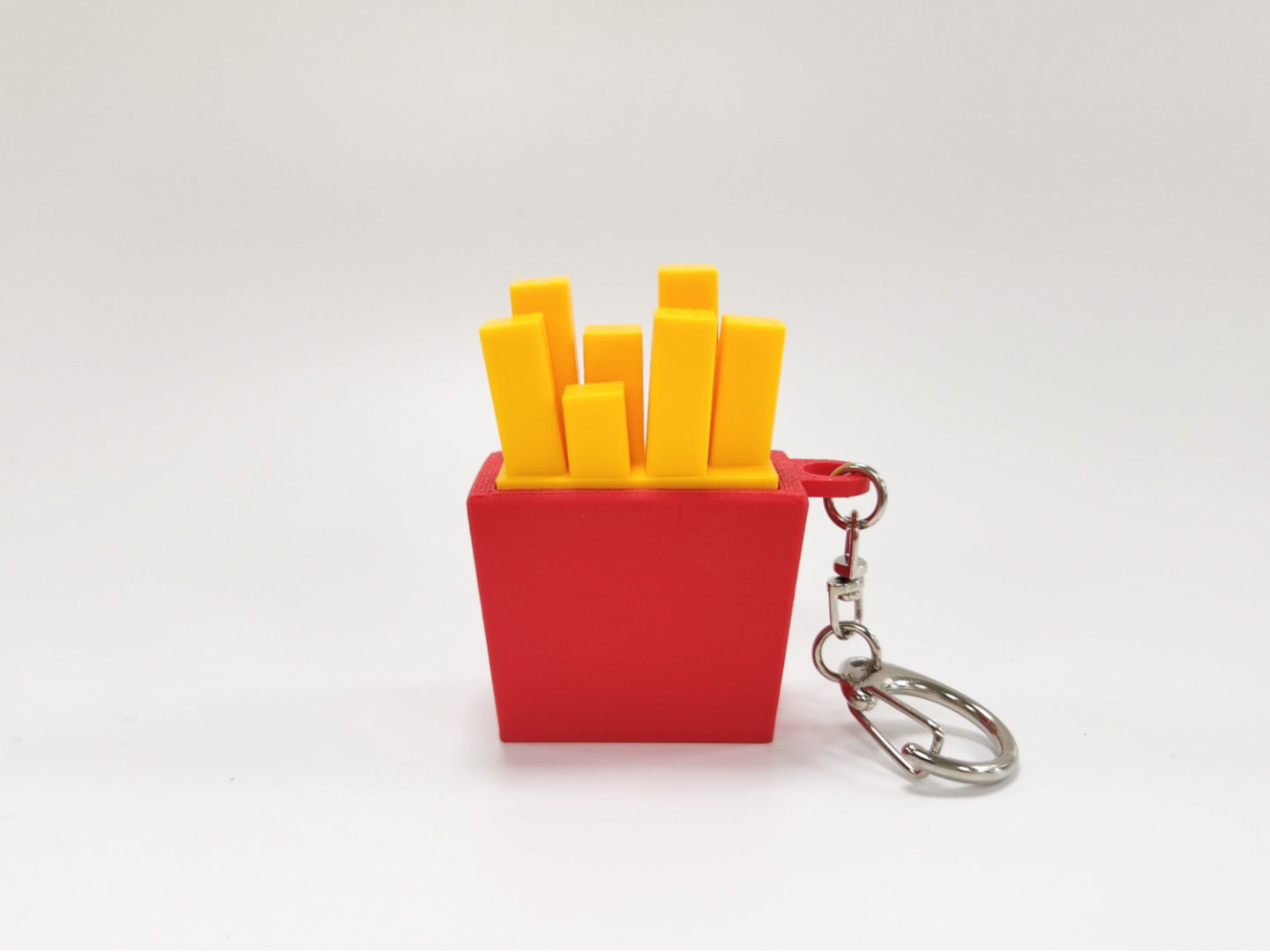 French Fries Fidget Clicker Keychain