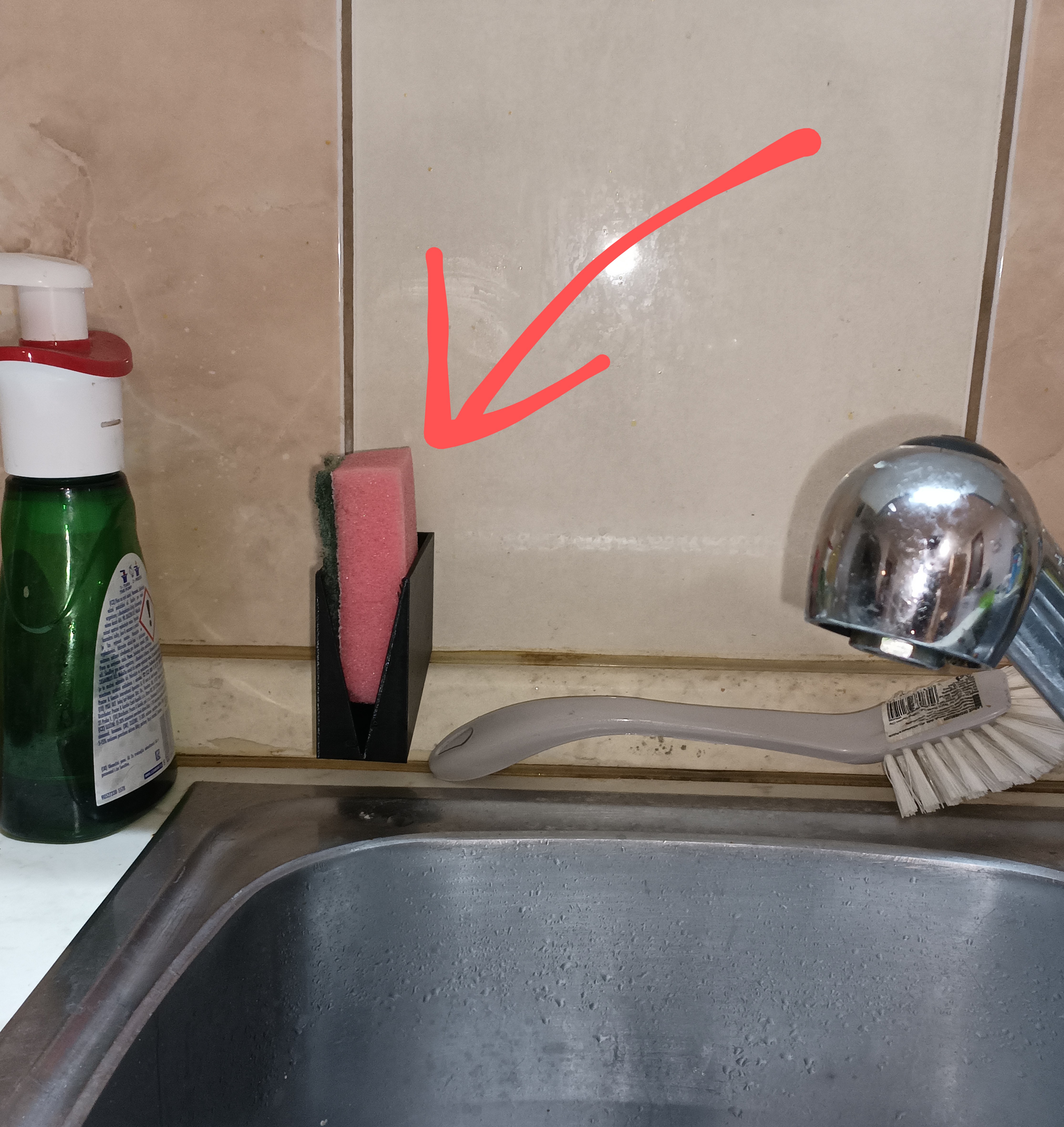 Držák na houbičku / Sponge holder