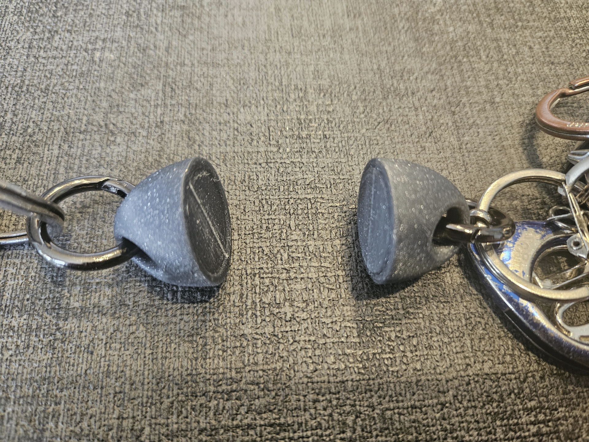 Strong magnetic quick-release fastener for key