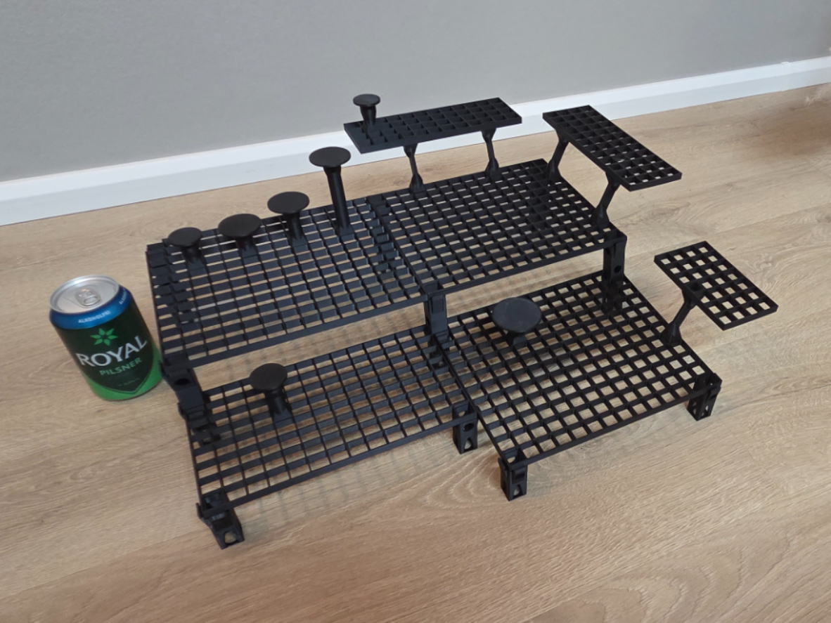 Modular Coral Frag Rack for Reef Aquarium