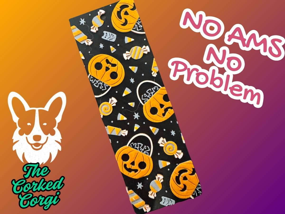 Halloween Pumpkin bucket Bookmark