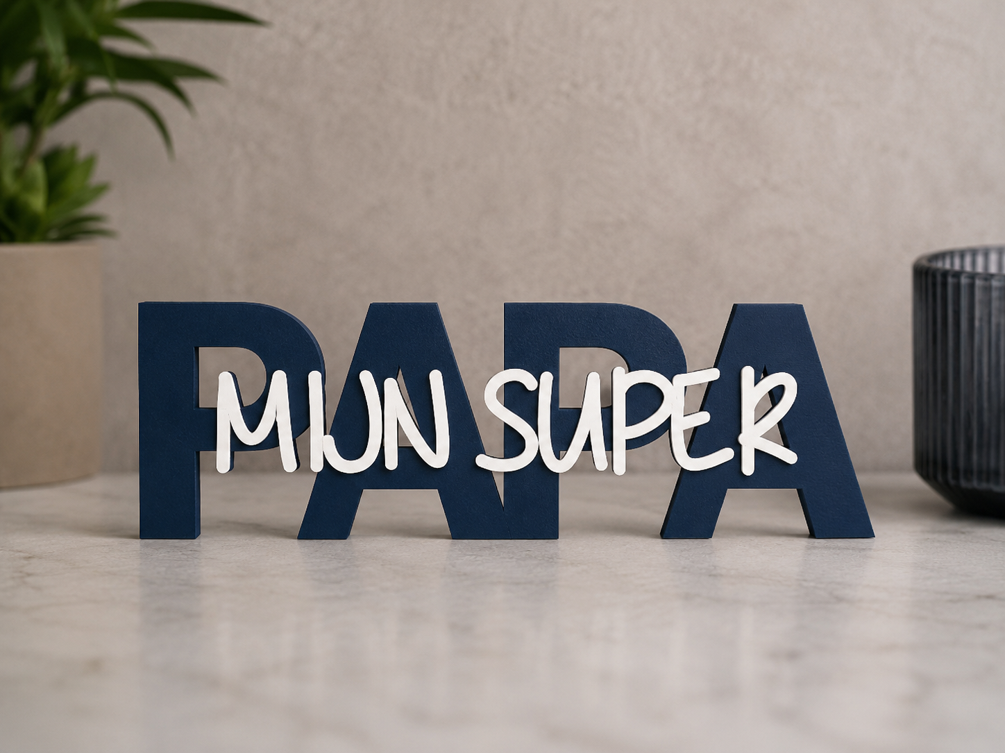 Word Art - Mijn super PAPA