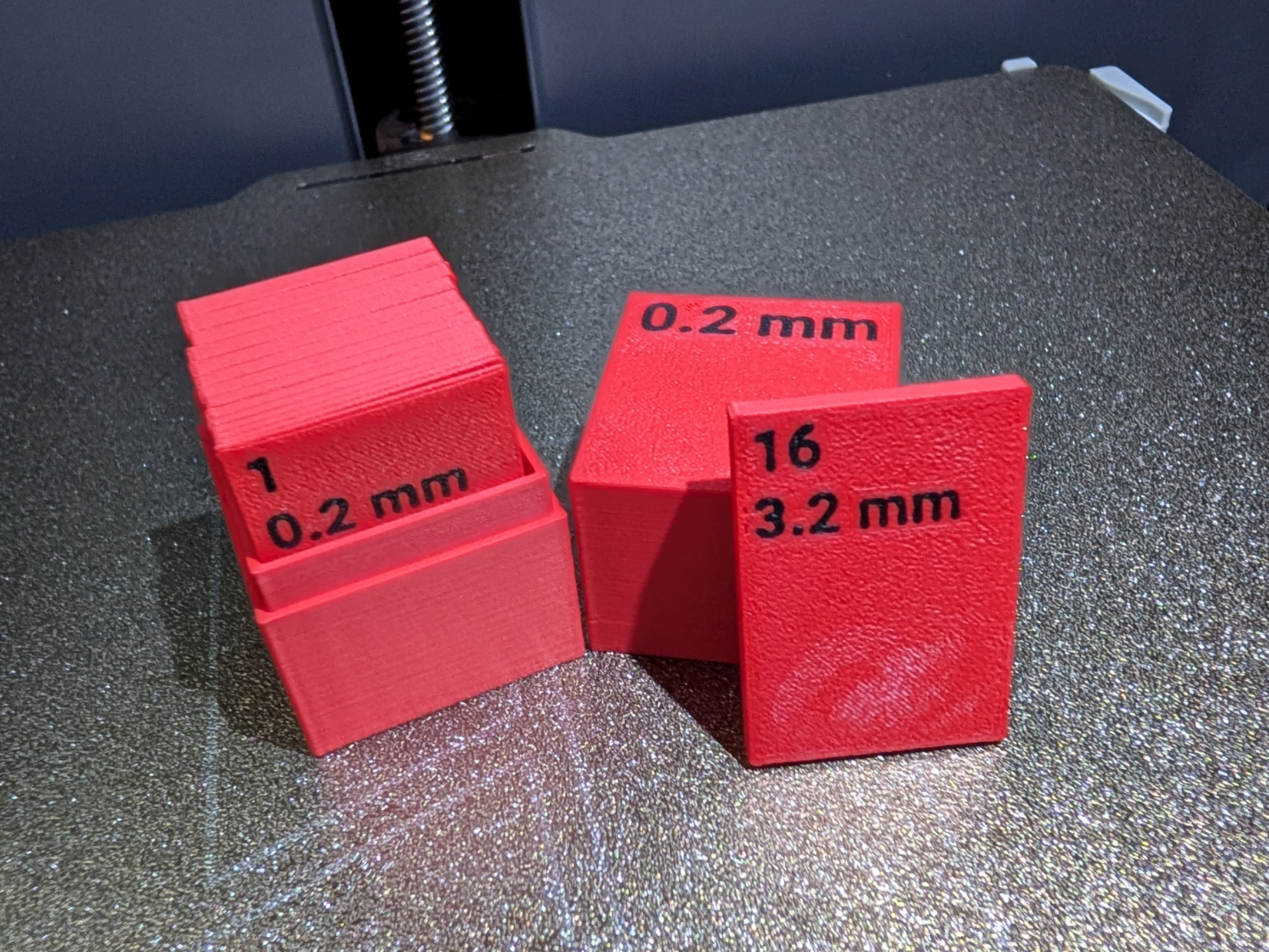 Thickness and strength cards w/ case