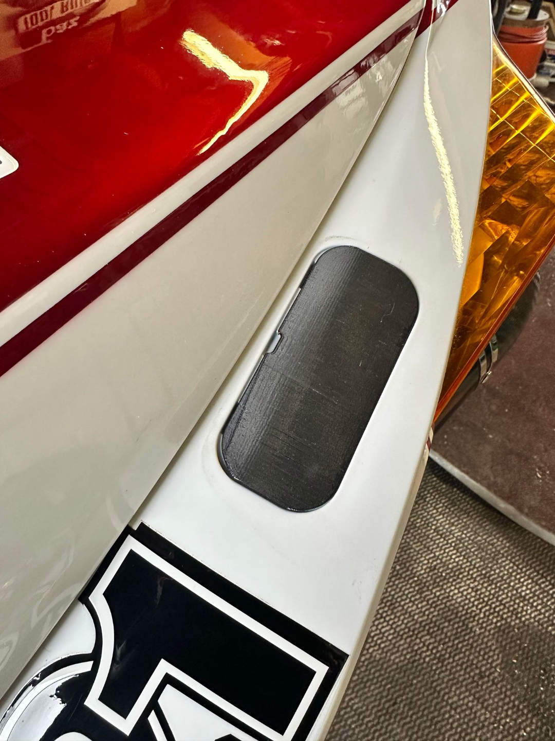 Honda VFR 800 Gen 6 Rear Cowl Grip Cover Plate