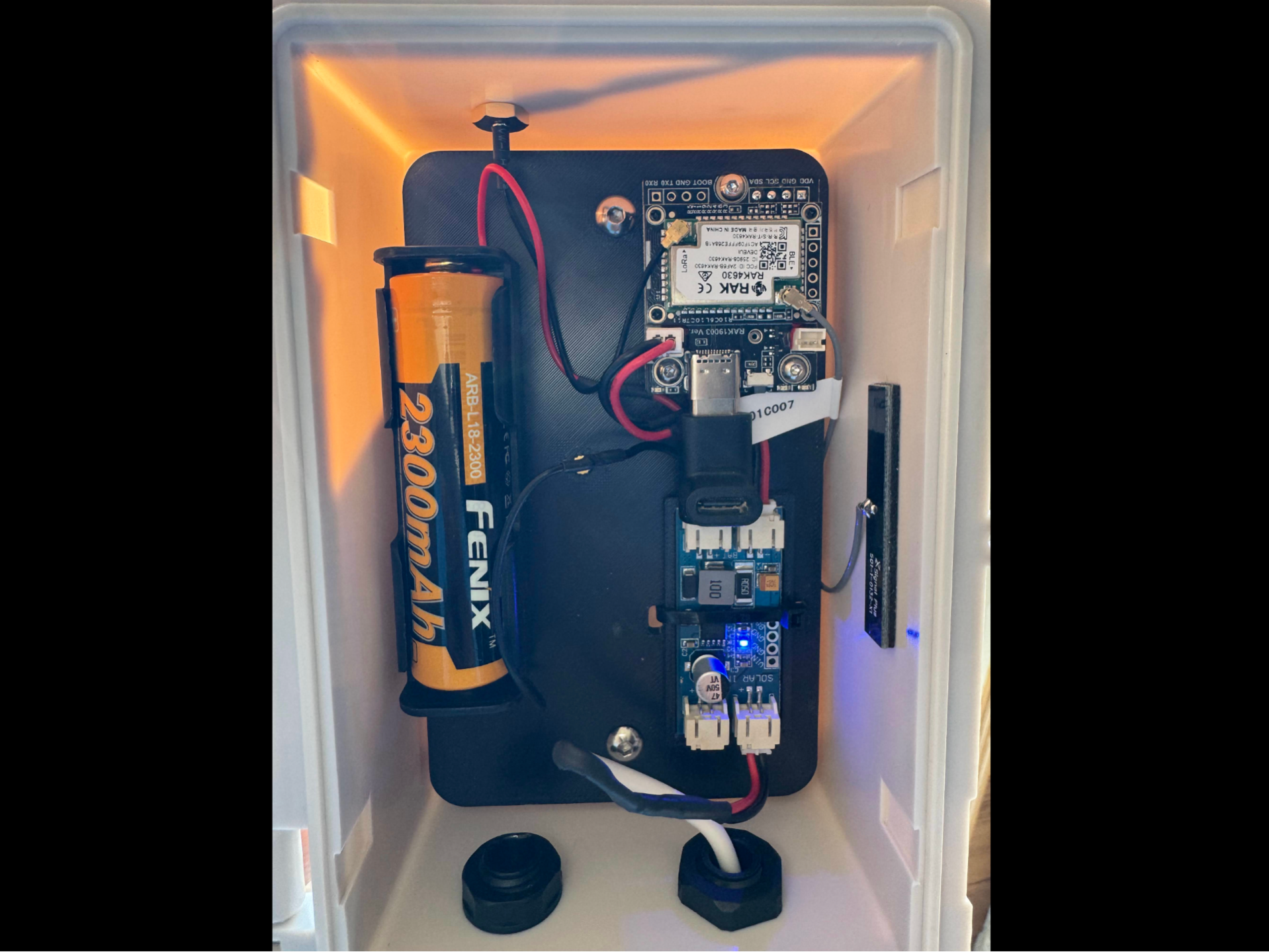 Zulkit Meshtastic / MeshCore Solar Node Plate