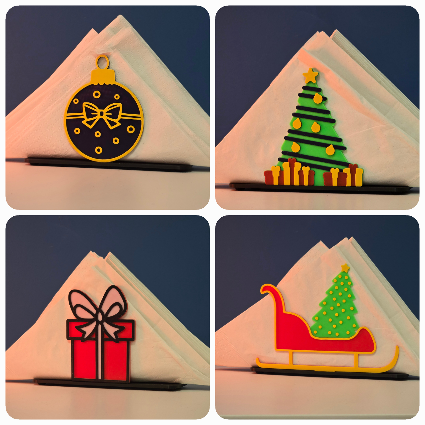 Porta Tovaglioli Natale Modulare