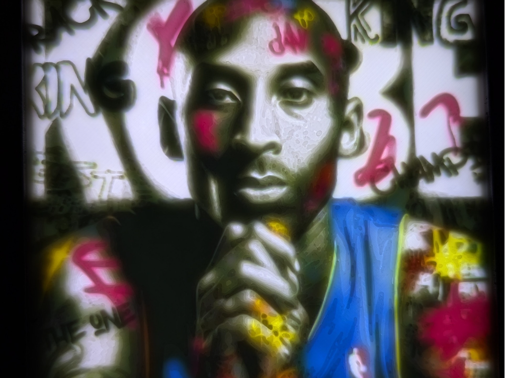 Kobe Bryant Mamba King Color Litho