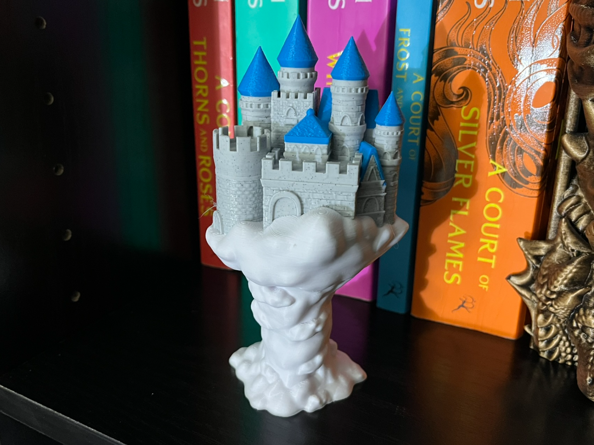 Cloud Castle Bookshelf Decor