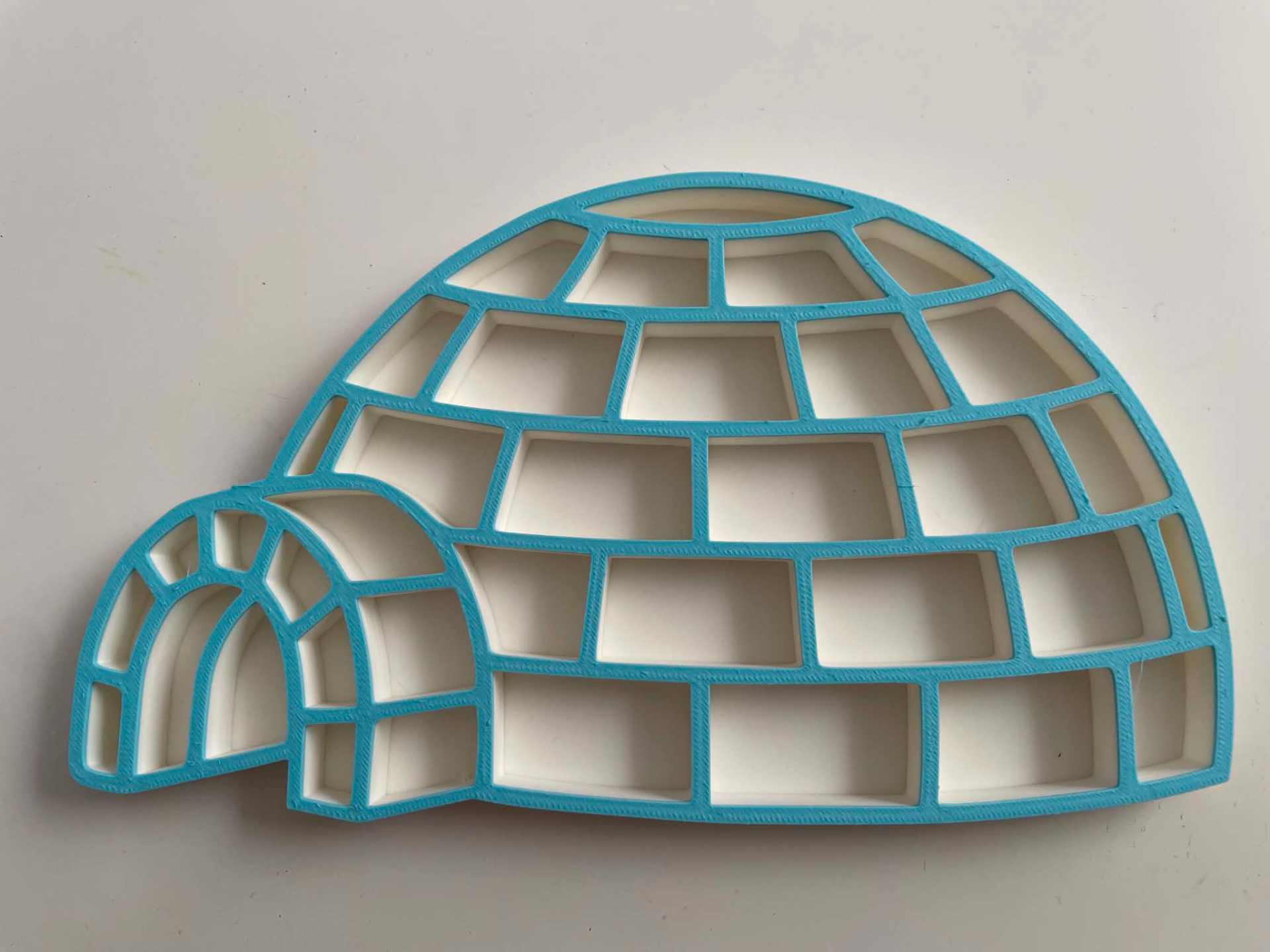 Sensory sorting tray (montessori) - igloo