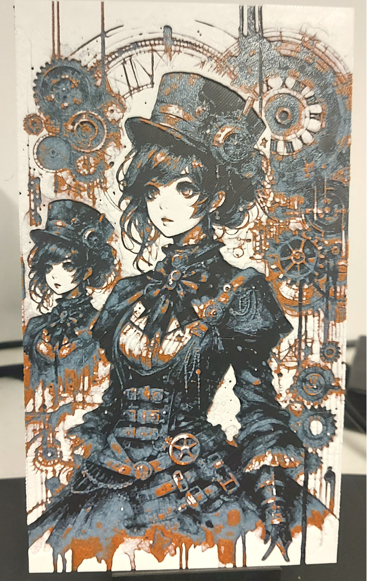Steampunk anime girl