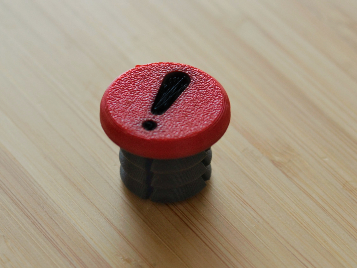 Handlebar End Plug - Warning