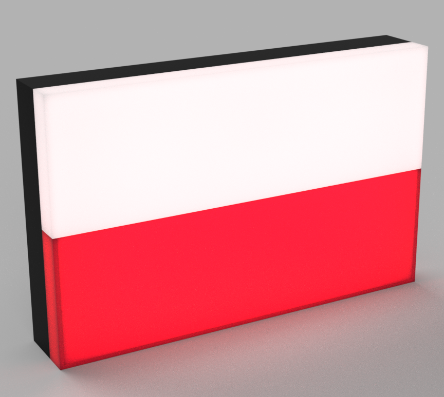 World Flags - Poland LED Lamp
