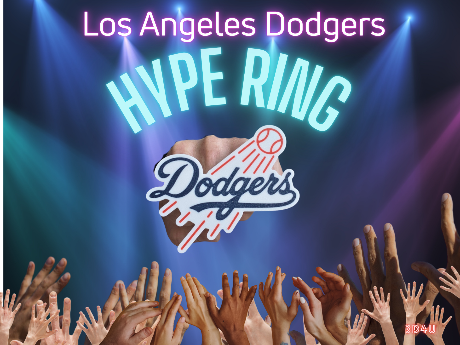LA Dodgers Hype Ring
