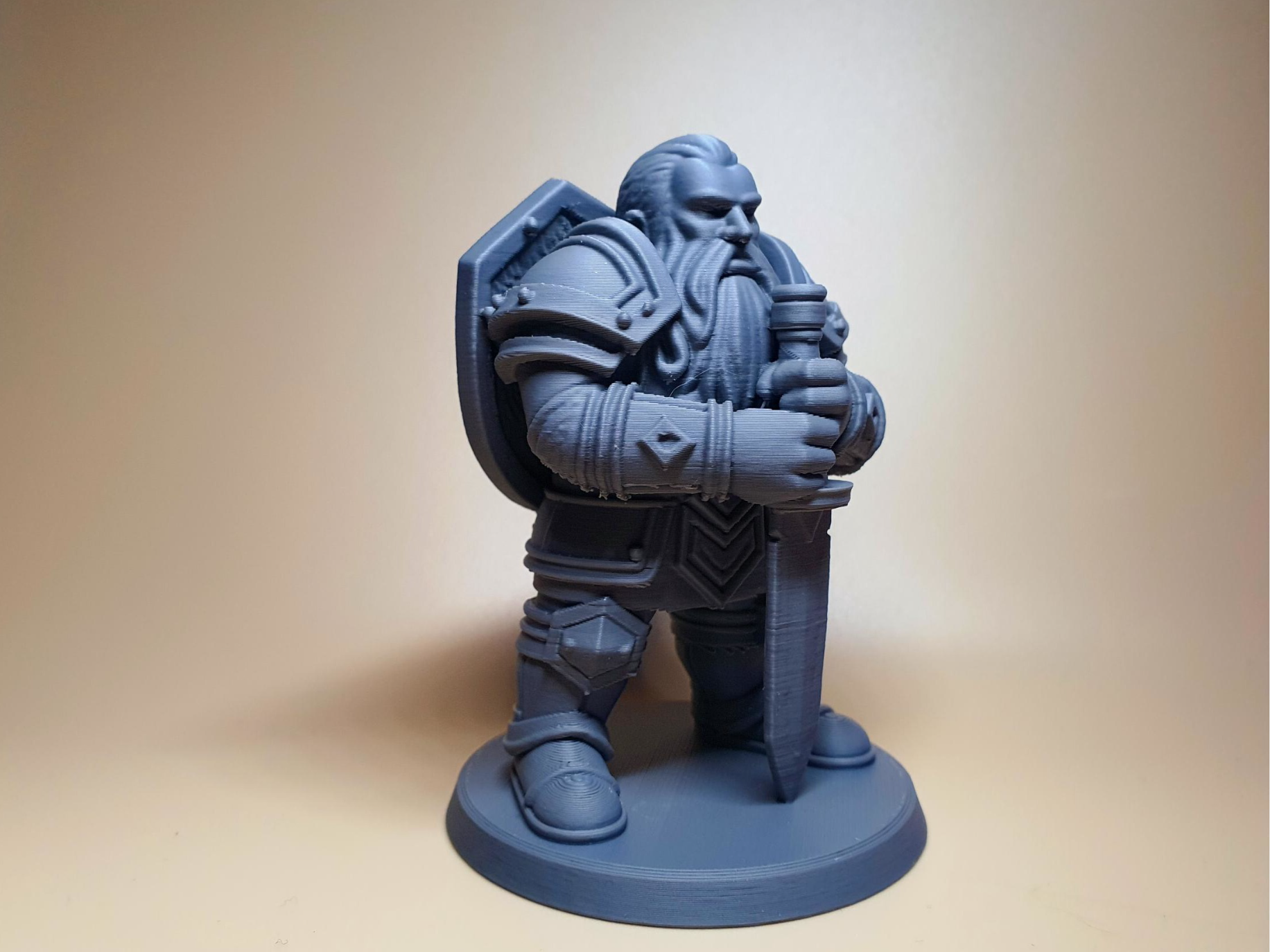 Battle Dwarf – Sword and Shield Defender
