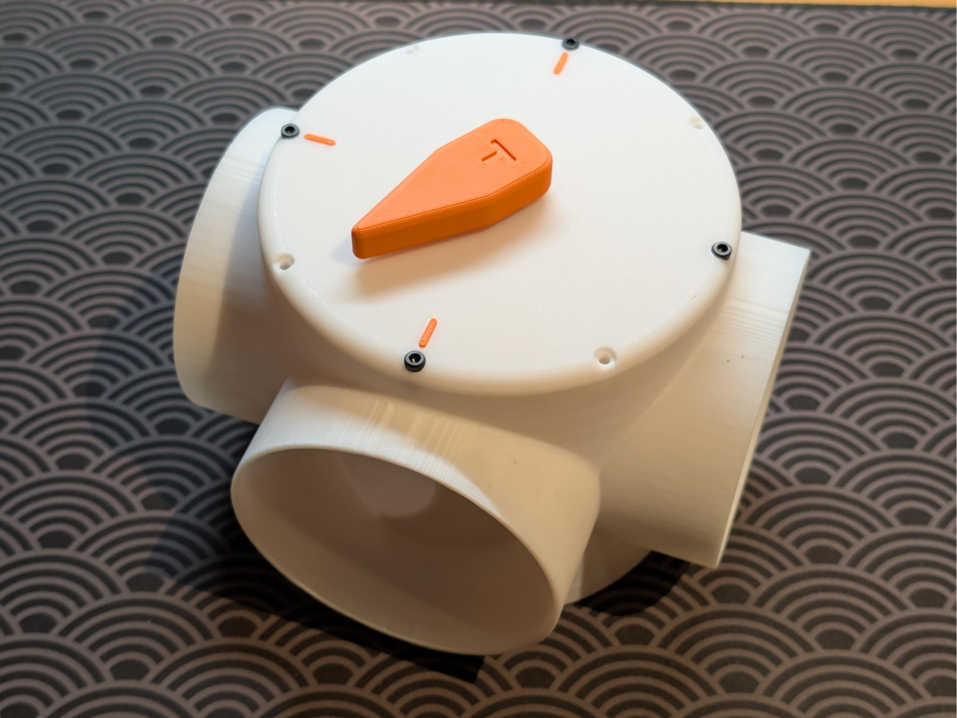 Three way air diverter valve - 4inch / 100mm