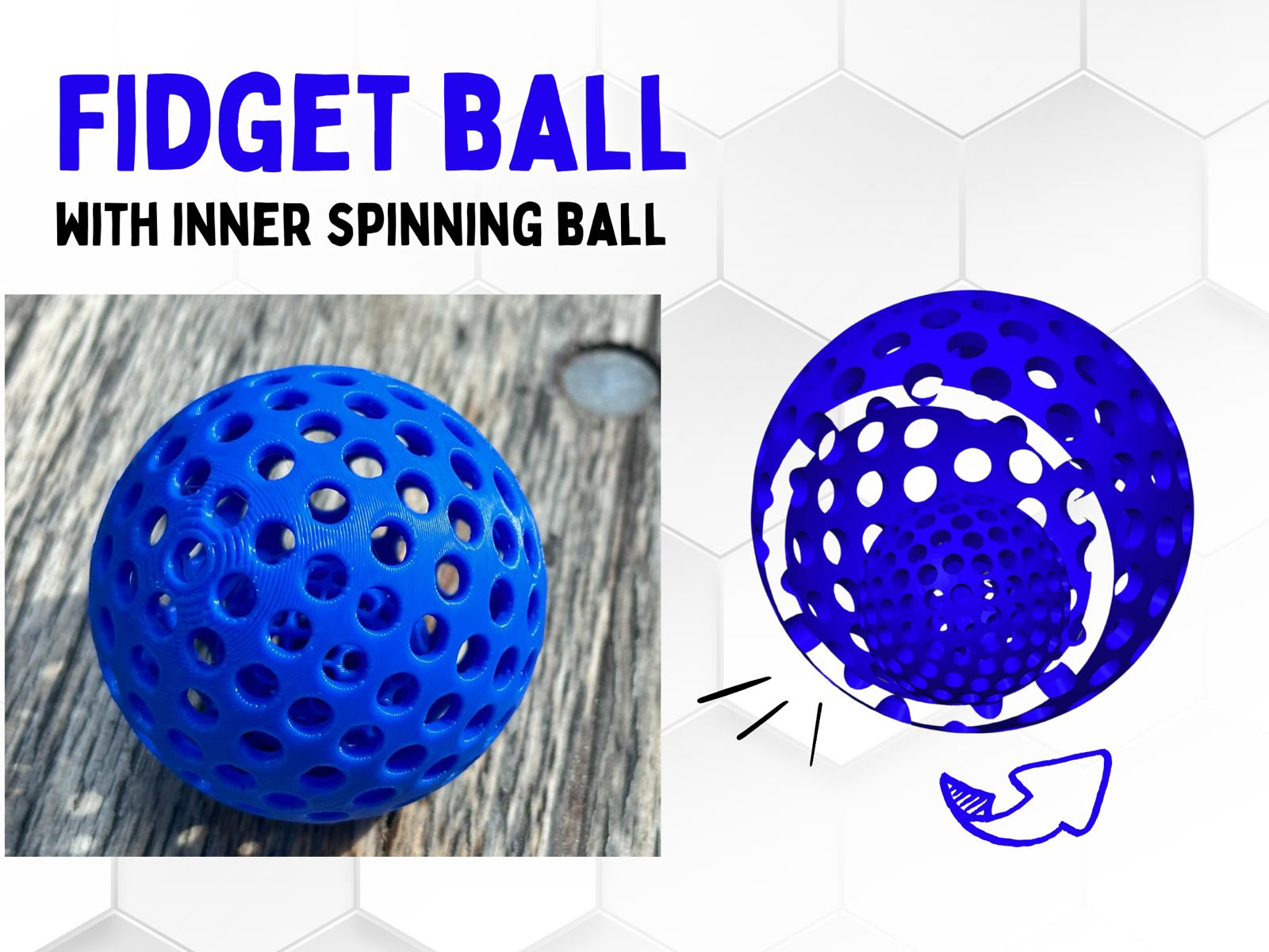 Ball in ball fidget