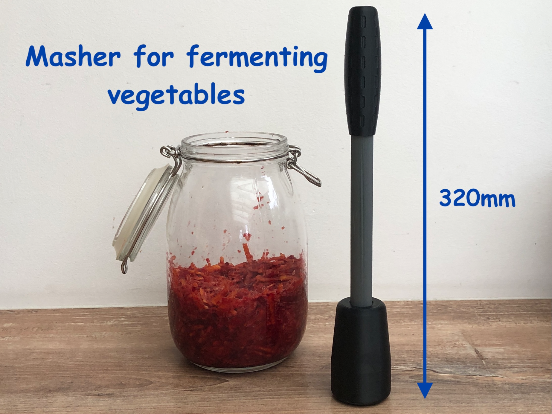 Stampfer zum fermentieren von Gemüse