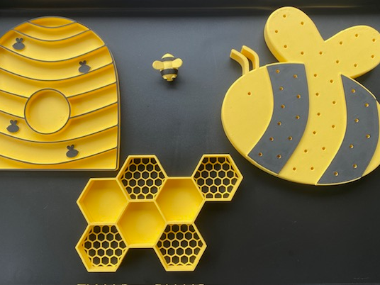 Thema de bij Sensory play