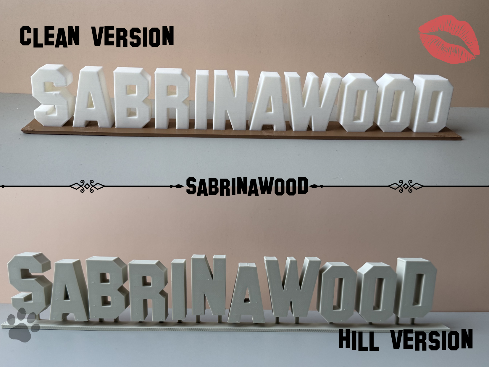 Sabrinawood sign