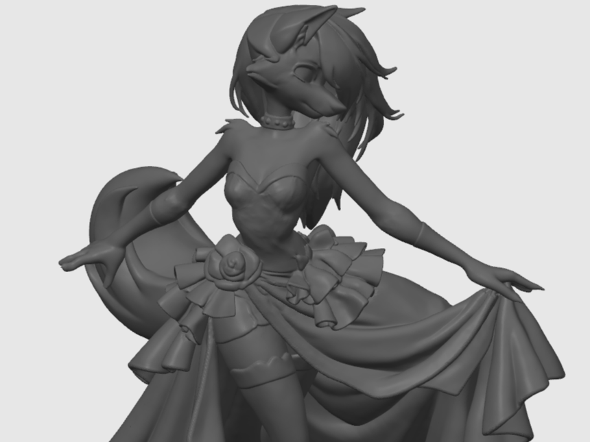 Loona – Elegant Ballgown Statue