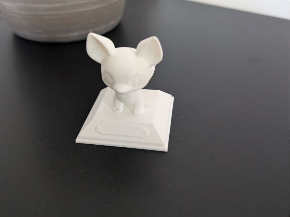 Stylized Creature: A Futuristic Fox Dog