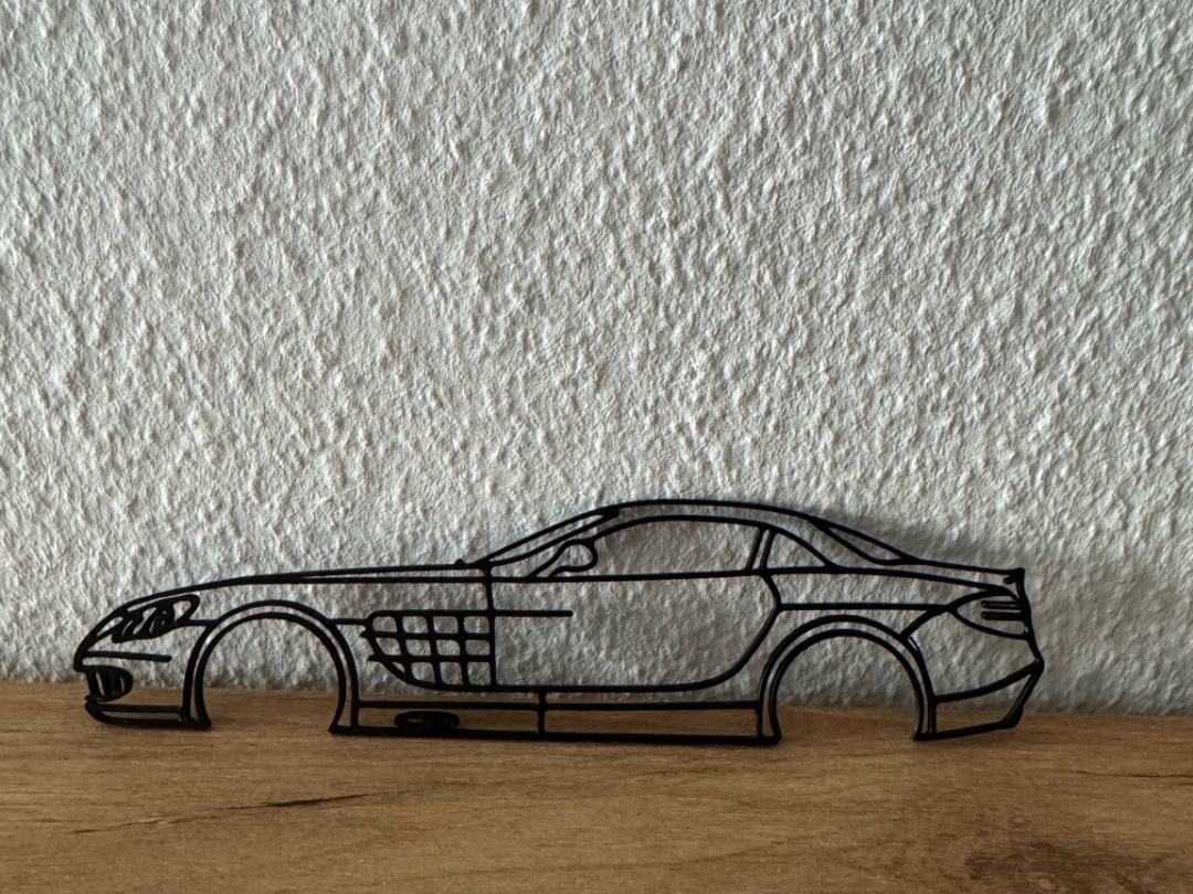 Mercedes SLR McLaren Silhouette One Line Art