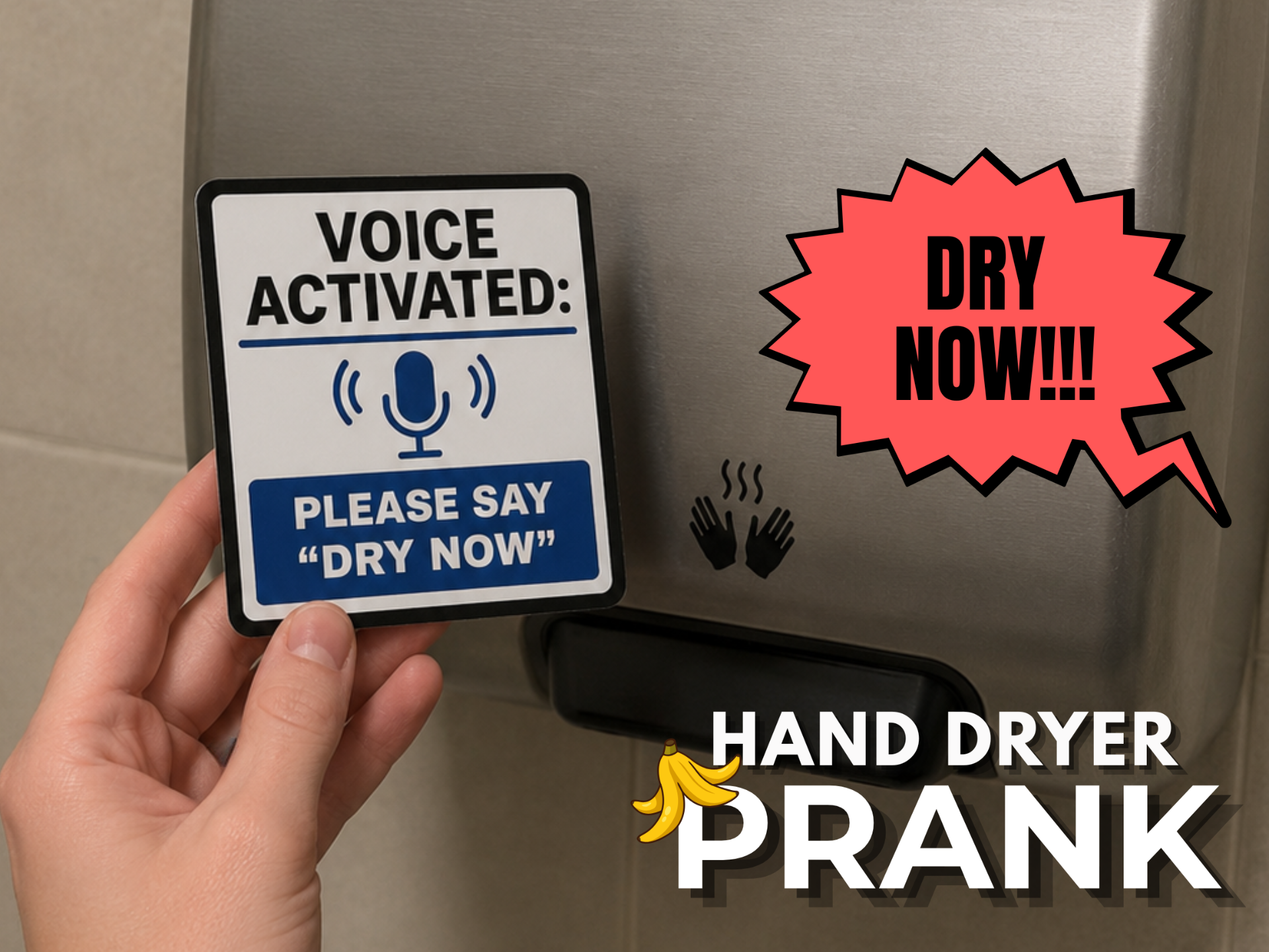 Voice Activated Prank Sign