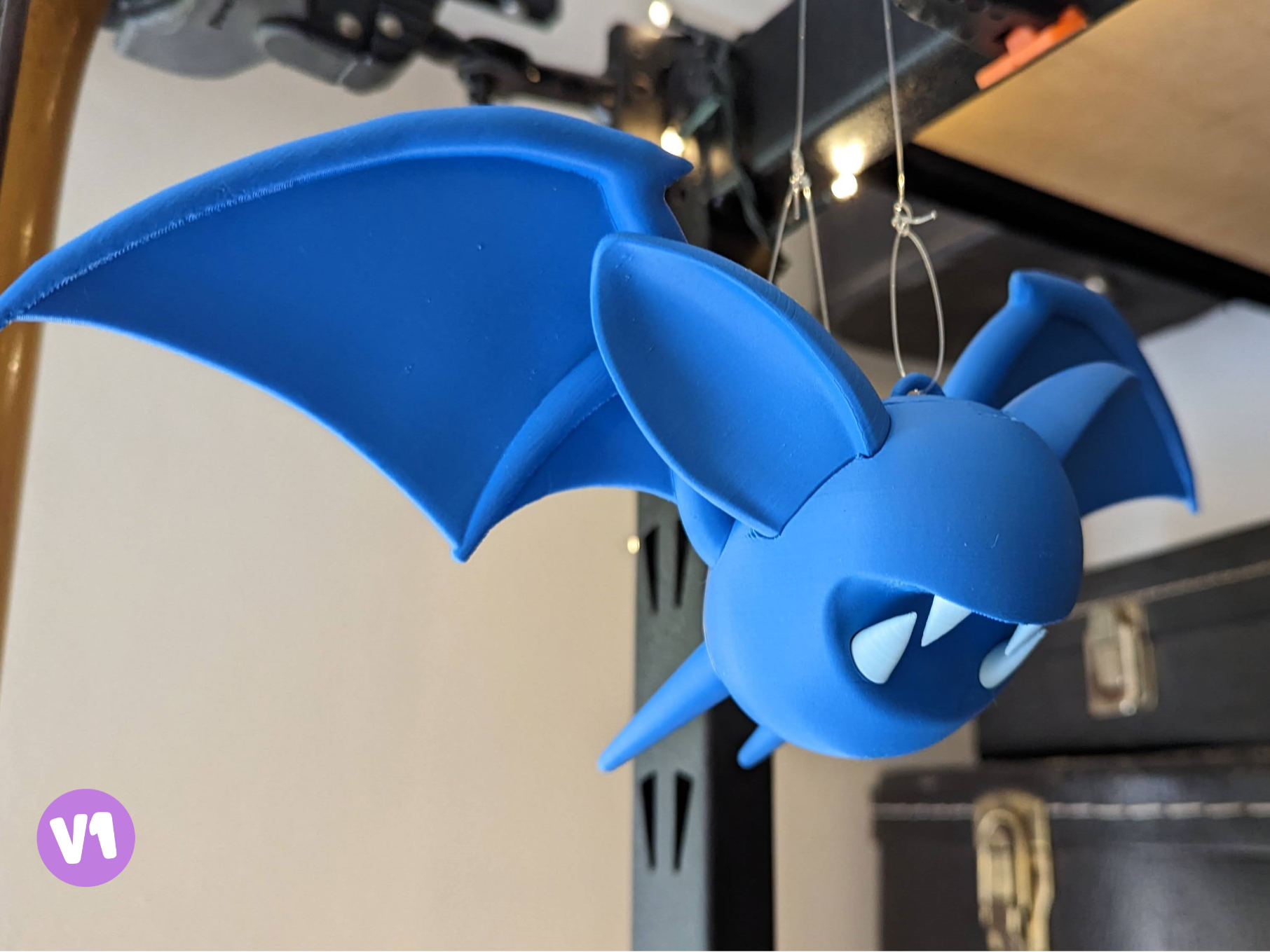 Hanging Zubat - Halloween decoration !