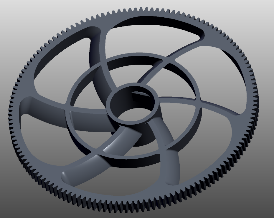 Main gear / Engrenage principale Belt CP V2
