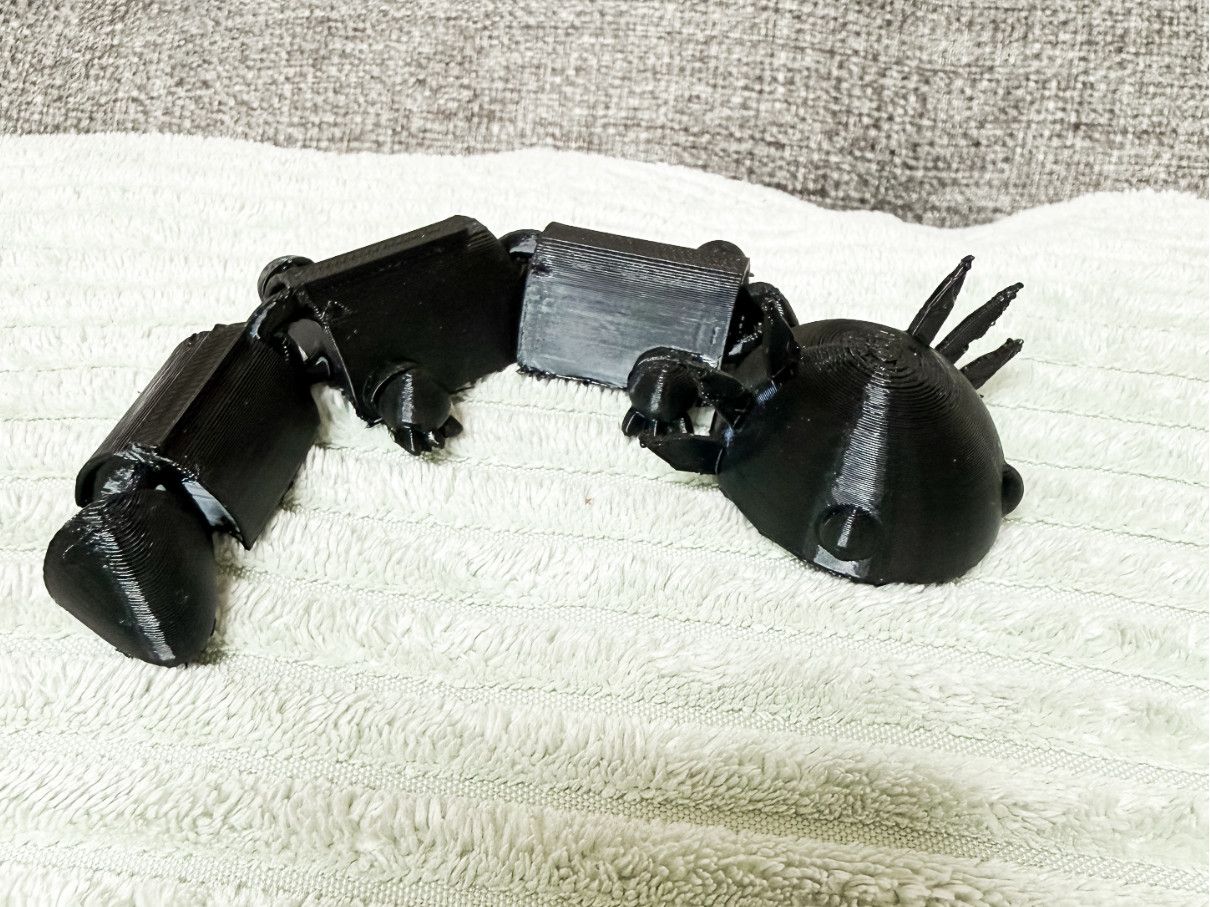TPU Flexi Axolotl (kid-made)