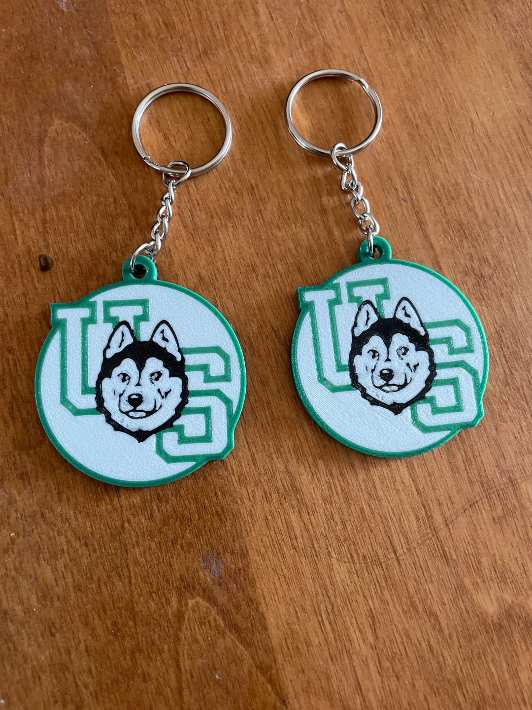 University of Saskatchewan Huskies Logo Keychain