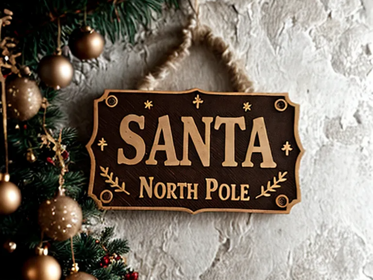 Santa's Numberplate