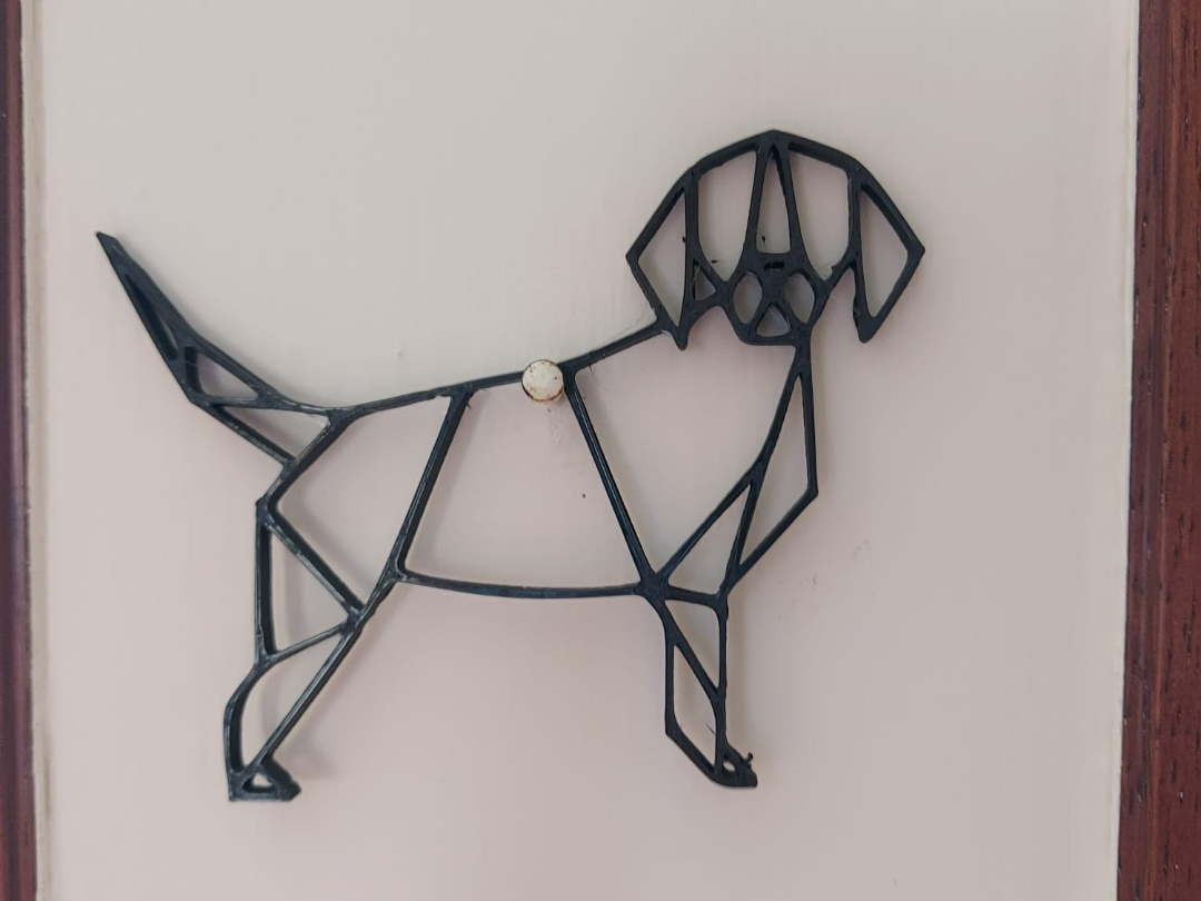 Stylized Dog Wall Decor